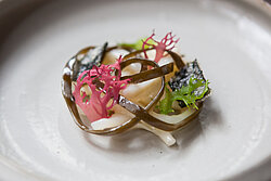 Photo: Starchefs.com - A seaweed dish from Chef Bryce Shuman